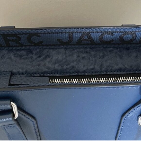 New Marc Jacobs Crossgrain Tote Azure Blue - Picture 7 of 7
